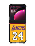 Lakers 24 Motorola Moto Razr Plus 2023 , Moto Razr+ 2023 Case