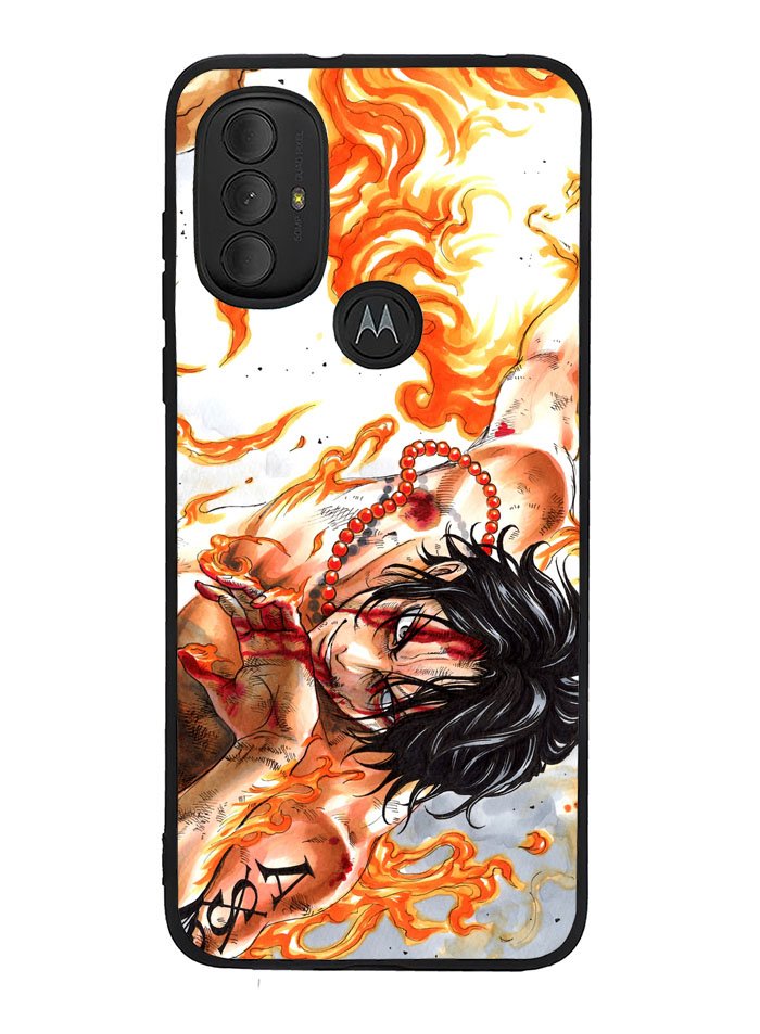 One Piece Fire Motorola Moto G Pure 2021 , Moto G Power 2022 Case OV2985
