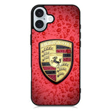 Porsche Car Logo iPhone 16 Case QC2841
