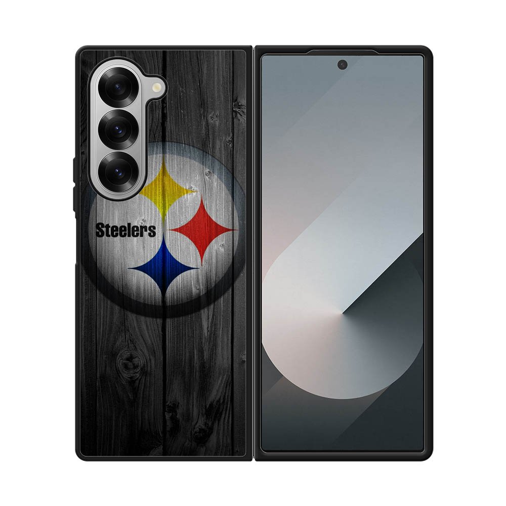 Pittsburgh Steelers Wood Samsung Galaxy Z Fold 7 5G Case QC2863