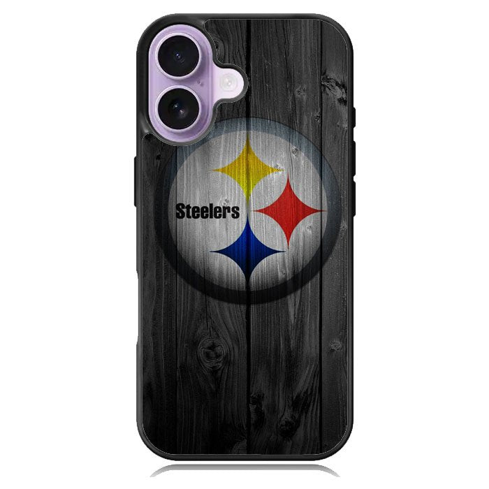 Pittsburgh Steelers Wood iPhone 17 Case OV2863