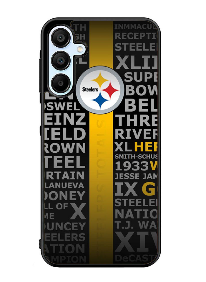 Pittsburgh Steelers Name Samsung Galaxy A35 5G Case OV2884