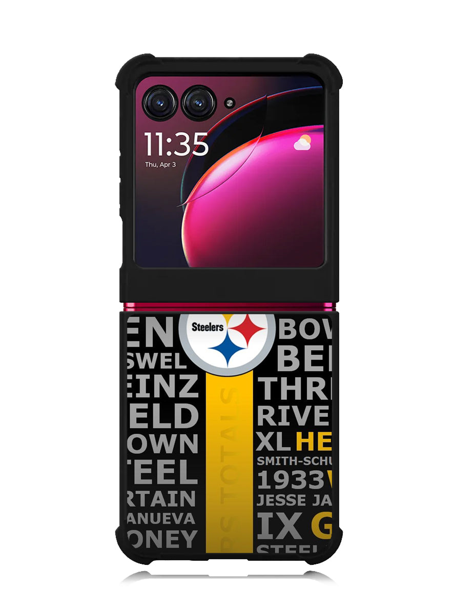 Pittsburgh Steelers Name Motorola Moto Razr Plus 2023 , Moto Razr+ 2023 Case OV2884