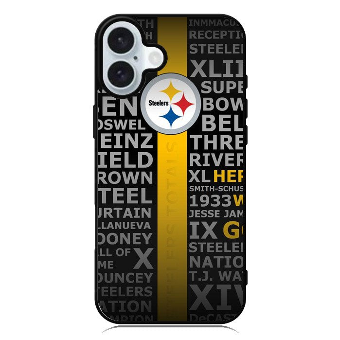 Pittsburgh Steelers Name iPhone 16 Plus Case QC2884