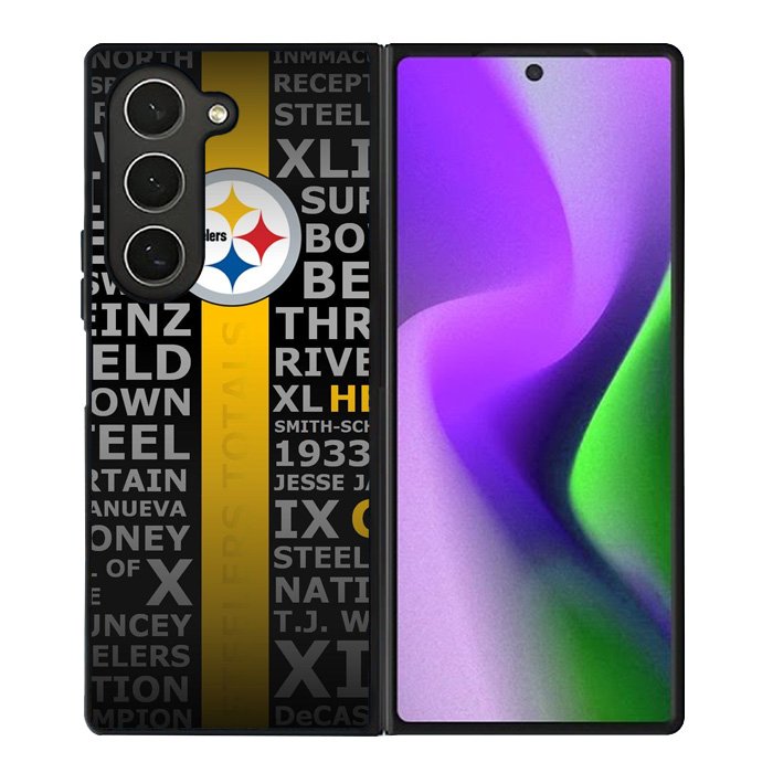 Pittsburgh Steelers Name Samsung Galaxy Z Fold 6 5G 2024 Case OV2884