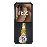 Pittsburgh Steelers Carbon Metal Motorola Moto RAZR Plus 2025 Case OV2875