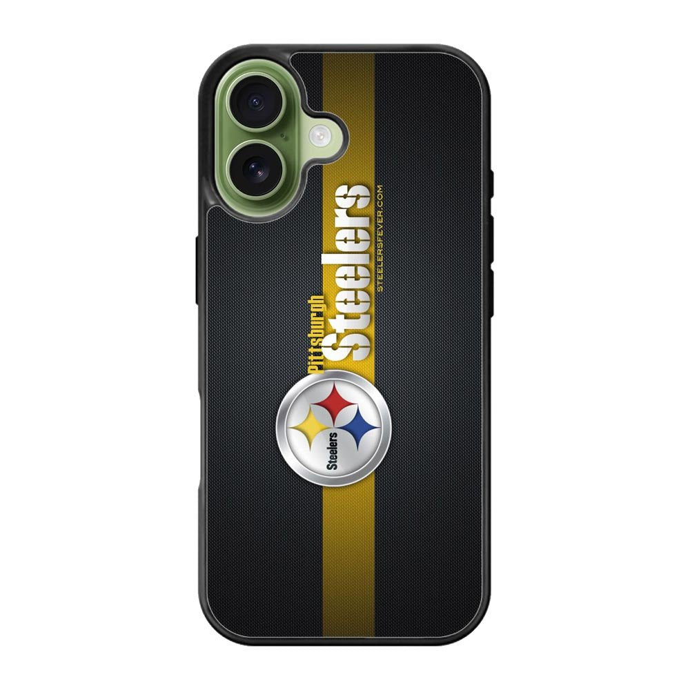 Pittsburgh Steelers Carbon Metal iPhone 17 Case OV2875