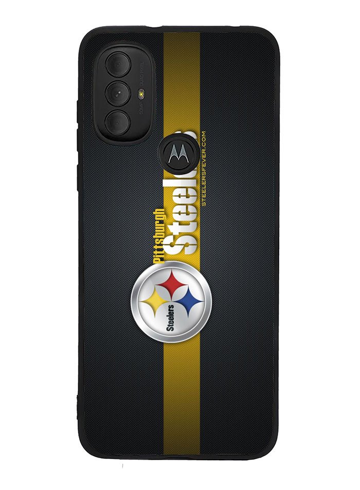 Pittsburgh Steelers Carbon Metal Motorola Moto G Pure 2021 , Moto G Power 2022 Case OV2875