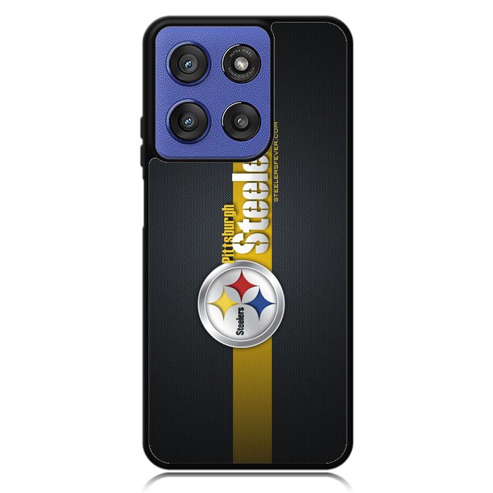 Pittsburgh Steelers Carbon Metal Motorola Moto G Stylus 5G 2025 Case OV2875