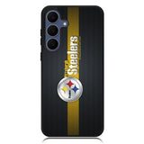 Pittsburgh Steelers Carbon Metal Samsung Galaxy S25 FE Case OV2875