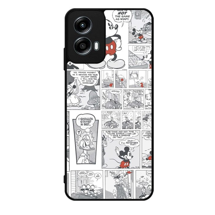 Disney Mickey Comic Cartoon Childrens Motorola Moto G Play 2024 Case OV4715