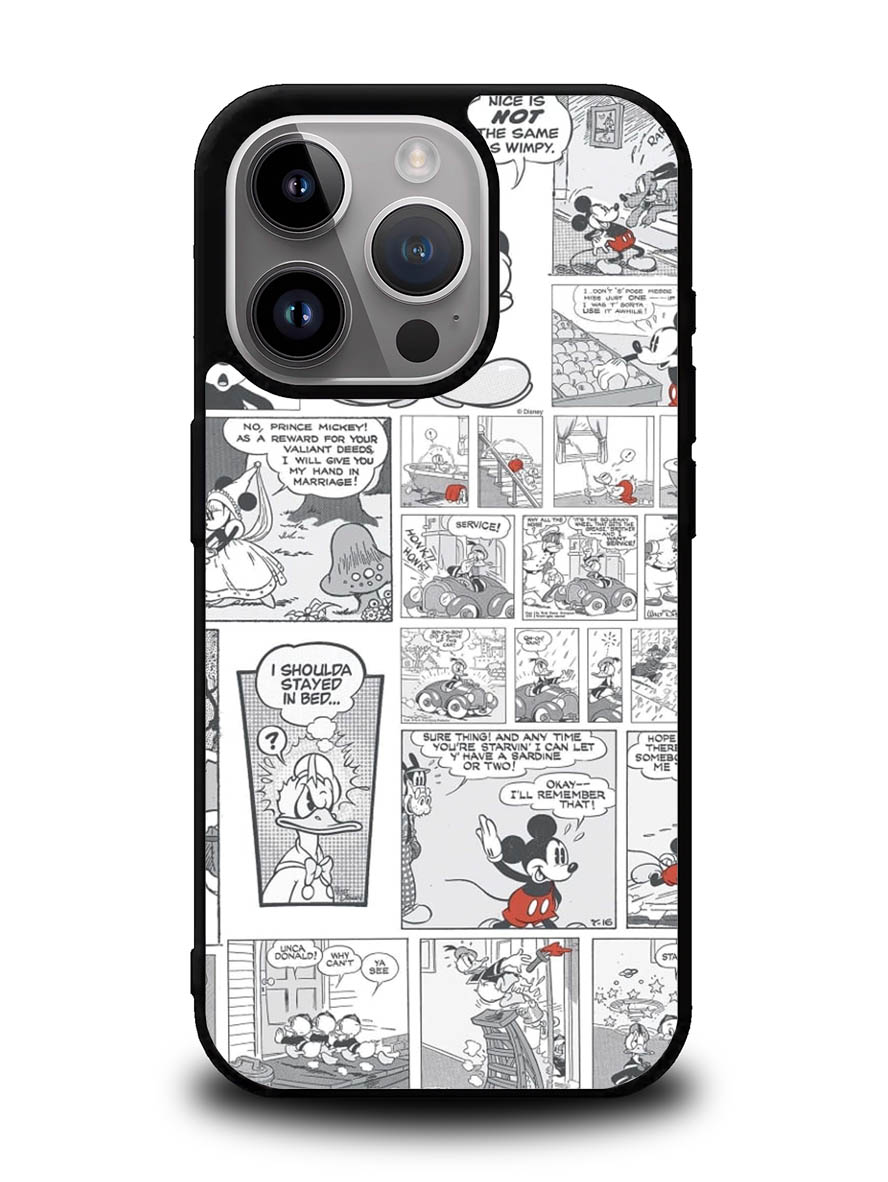 Disney Mickey Comic Cartoon Childrens iPhone 16 Pro Case OV4715