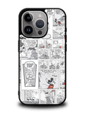 Disney Mickey Comic Cartoon Childrens iPhone 16 Pro Case OV4715