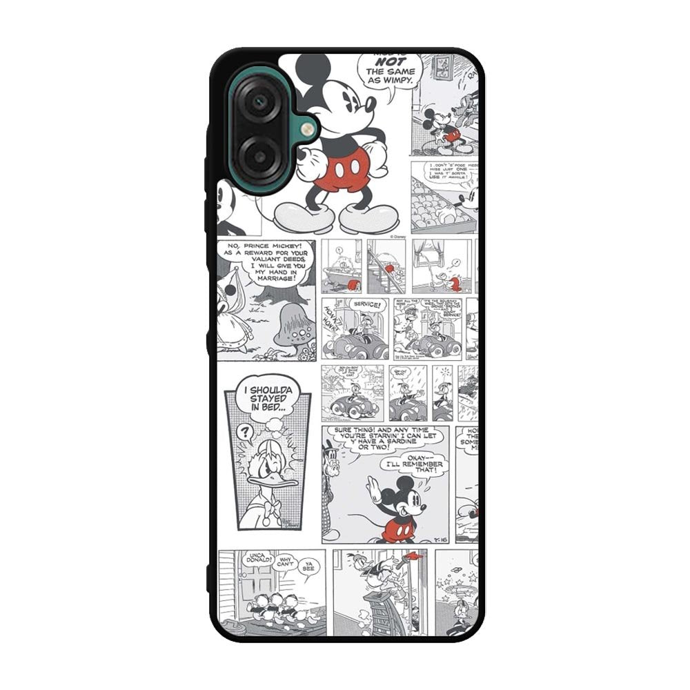 Disney Mickey Comic Cartoon Childrens Samsung Galaxy A07 Case QC4715