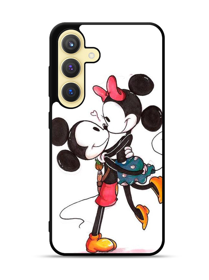 Romantic Couple Mickey Mouse Samsung Galaxy S25 Plus 5G , Samsung Galaxy S25+ 5G Case OV2666