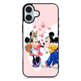 Mickey Mini Mouse Couple iPhone 16 Plus Case QC3263