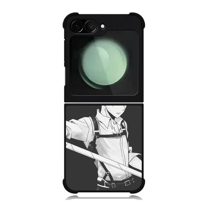 Ackerman en Levi Ackerman Samsung Galaxy Z Flip 6 5G 2024 Case OV3726