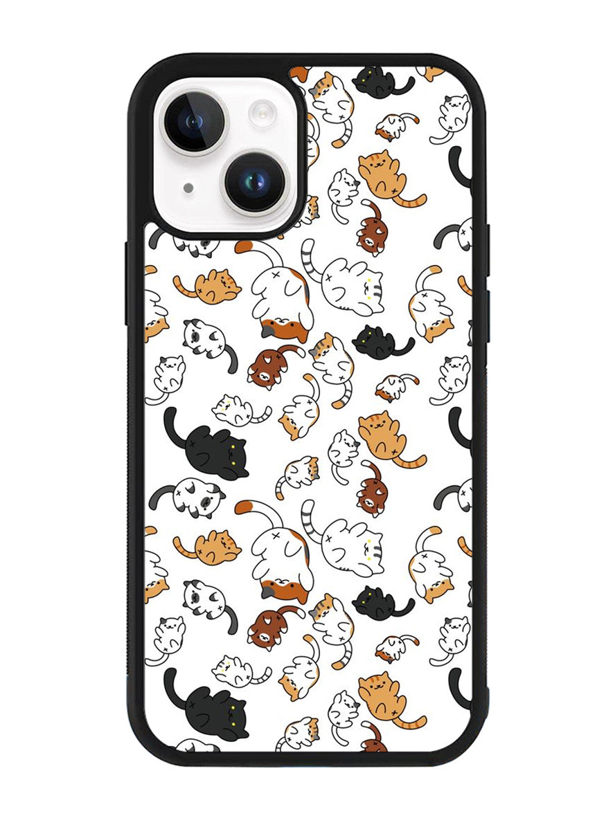 Adorable cat iPhone 14 Plus Case QC3724