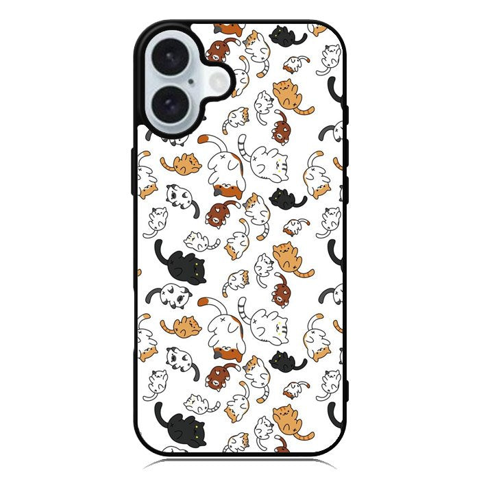 Adorable cat iPhone 16 Plus Case QC3724
