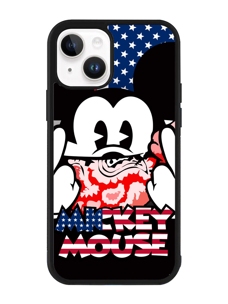 Mickey Mouse America Flag iPhone 14 Case QC3267