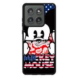 Mickey Mouse America Flag Motorola Moto Edge 2025 Case QC3267