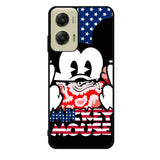 Mickey Mouse America Flag Motorola Moto G Stylus 5G 2024 Case OV3267