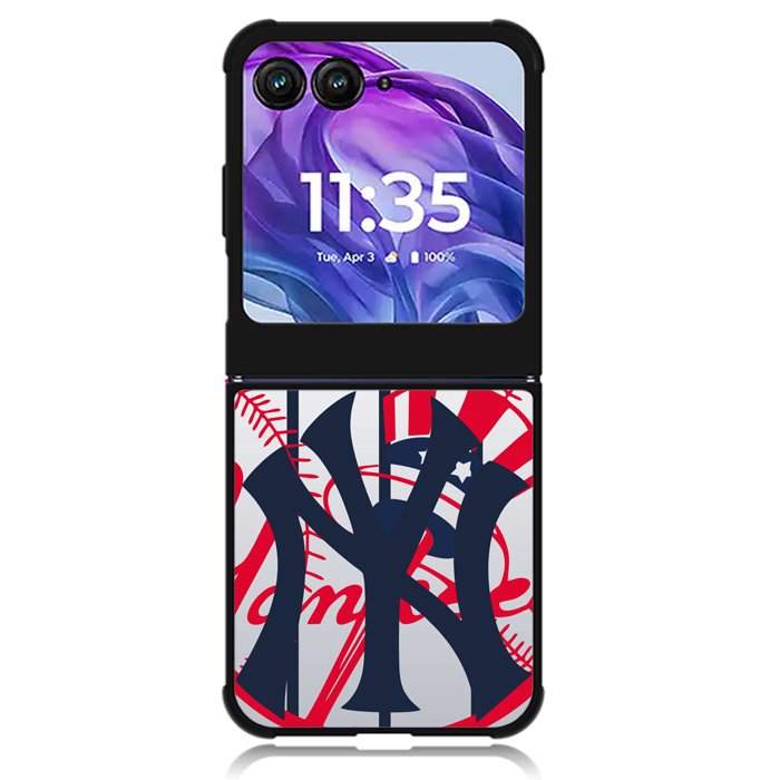 New York Yankees Motorola Moto Razr Plus 2024 , Moto Razr+ 2024 Case OV3084