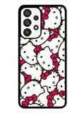 Hello Kitty Face Pattern Samsung Galaxy A53 5G Case