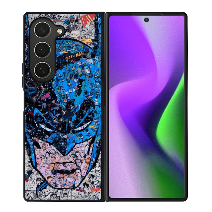 Mozaic Batman Comic Samsung Galaxy Z Fold 6 5G 2024 Case OV3191