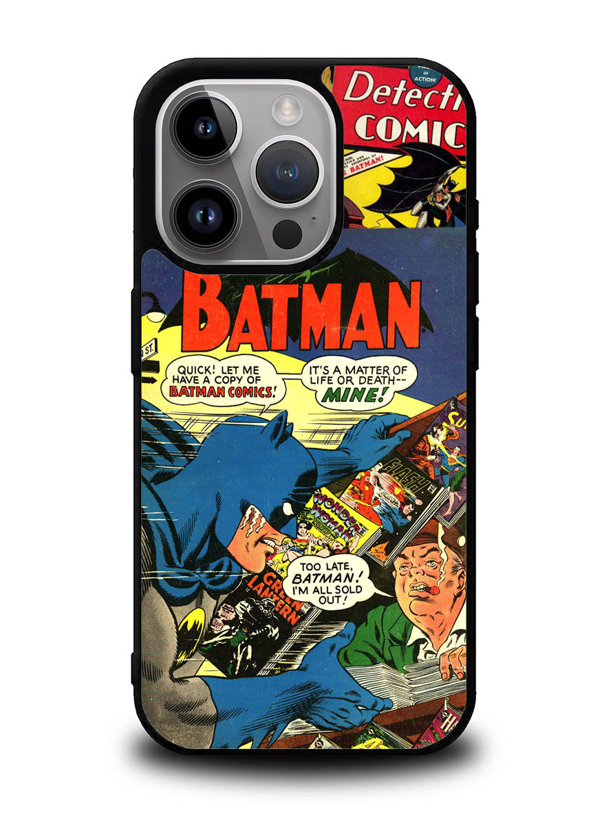 Batman Comic Art iPhone 16 Pro Max Case QC4062