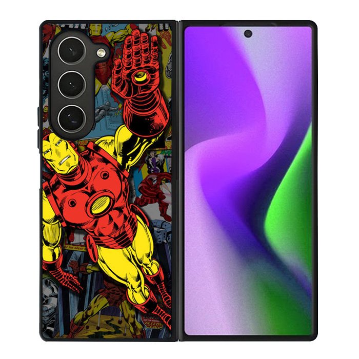Iron Man Collage Samsung Galaxy Z Fold 6 5G 2024 Case OV5241