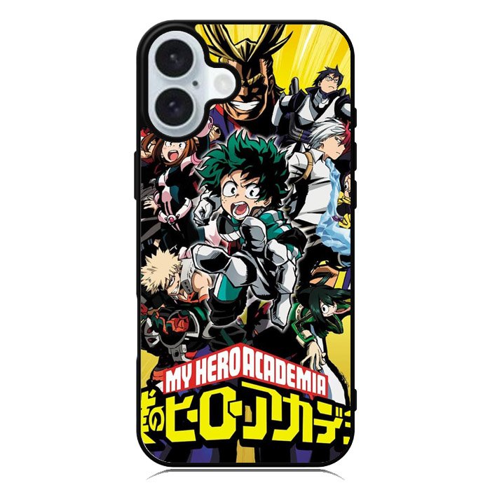 My Hero Academia Anime iPhone 16 Plus Case QC3194