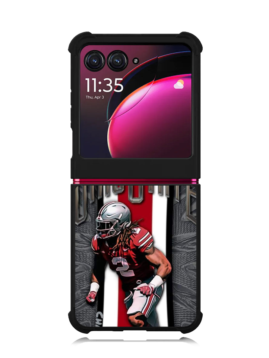 Ohio State Star Player Motorola Moto Razr Plus 2023 , Moto Razr+ 2023 Case
