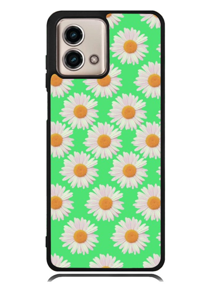 Flowers Pattern Green Motorola Moto G Stylus 5G 2023 Case OV4924