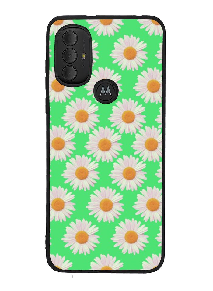 Flowers Pattern Green Motorola Moto G Pure 2021 , Moto G Power 2022 Case OV4924