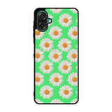 Flowers Pattern Green Samsung Galaxy A07 Case QC4924
