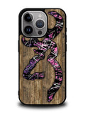Deer Camo Wood iPhone 15 Pro Max Case OV4639