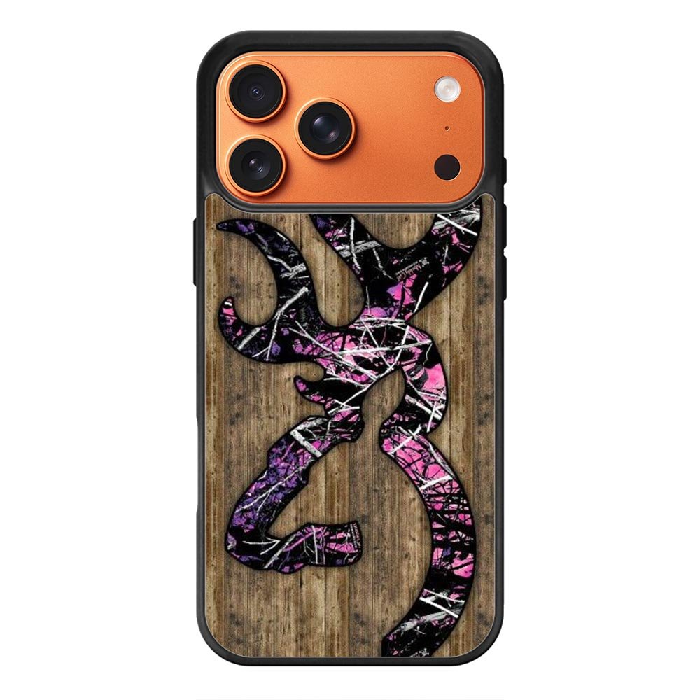 Deer Camo Wood iPhone 17 Pro Case OV4639
