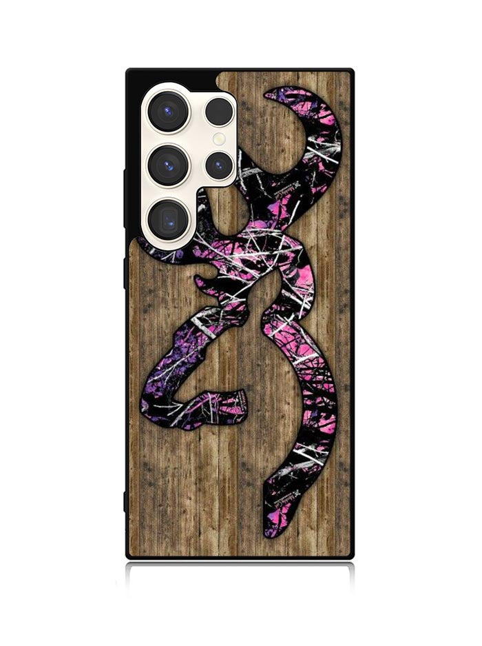 Deer Camo Wood Samsung Galaxy S23 Ultra 5G Case QC4639