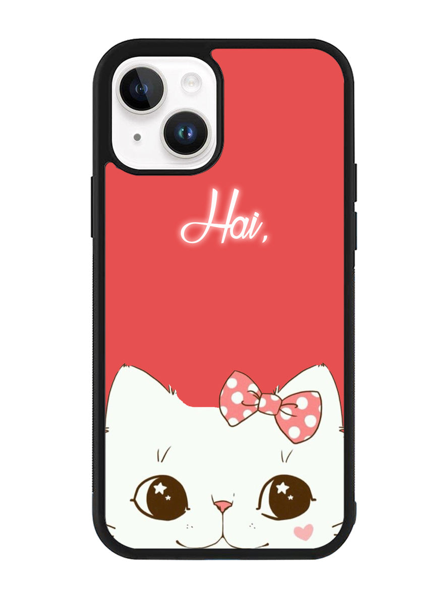 Cats face iPhone 14 Plus Case QC1785