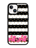 Flower Stripes Polka iPhone 14 Plus Case QC1790