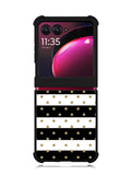Flower Stripes Polka Motorola Moto Razr Plus 2023 , Moto Razr+ 2023 Case OV1790