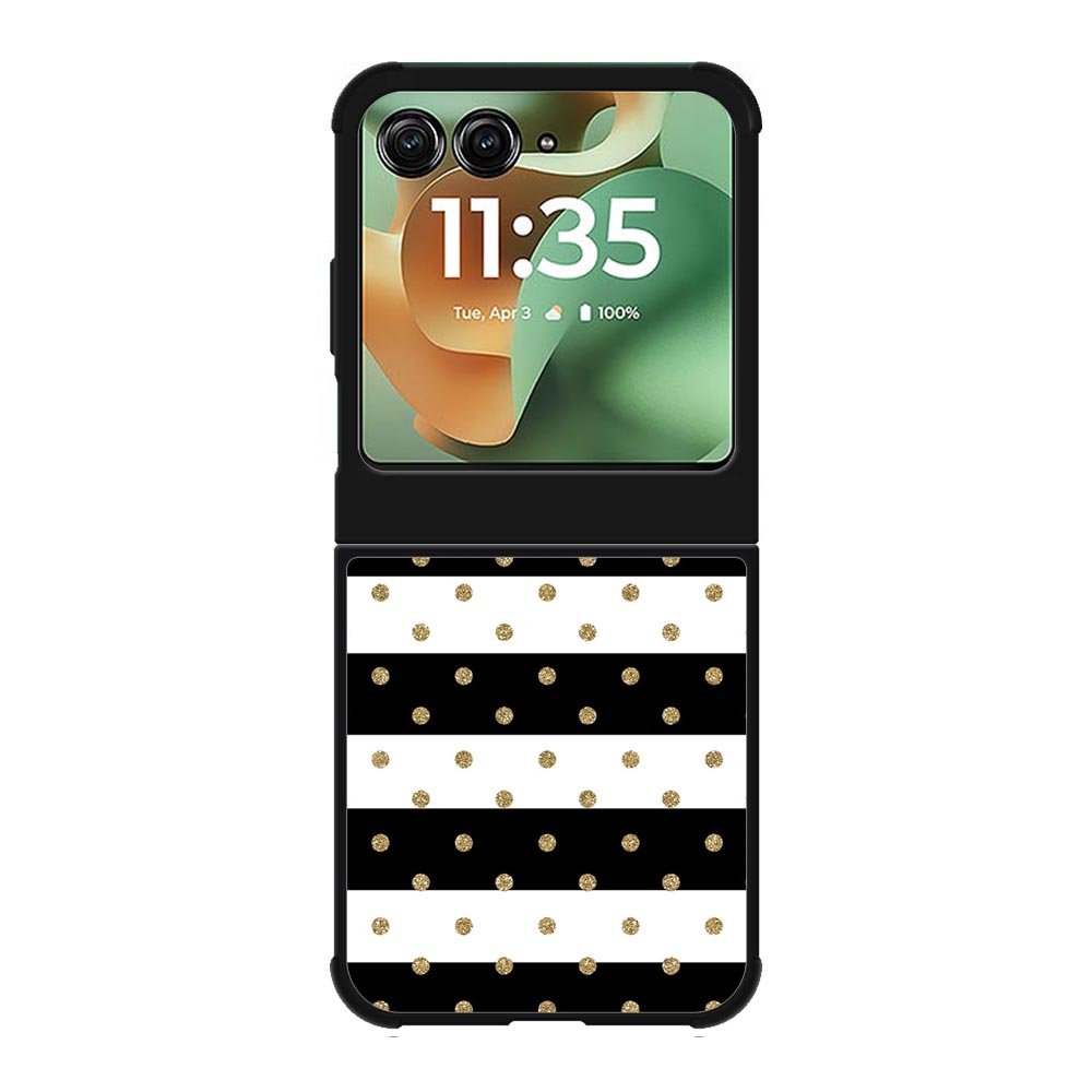 Flower Stripes Polka Motorola Moto RAZR 2025 Case OV1790