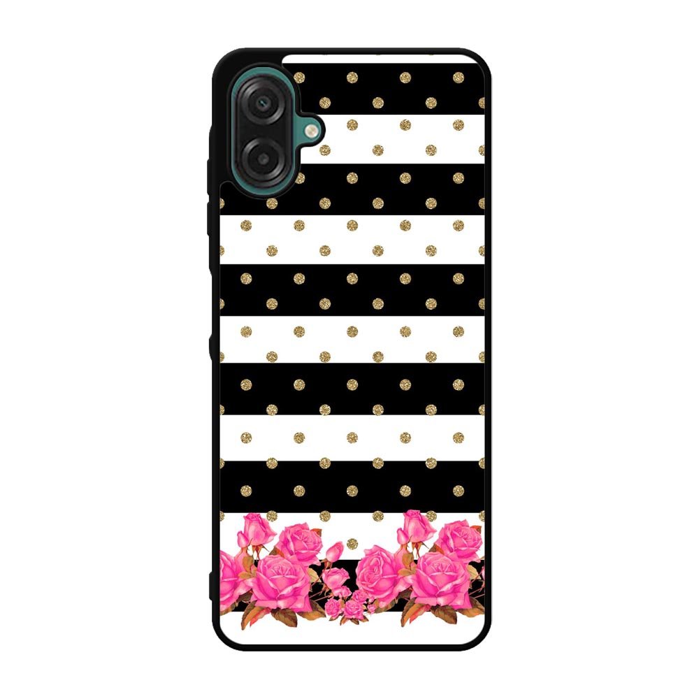 Flower Stripes Polka Samsung Galaxy A07 Case QC1790