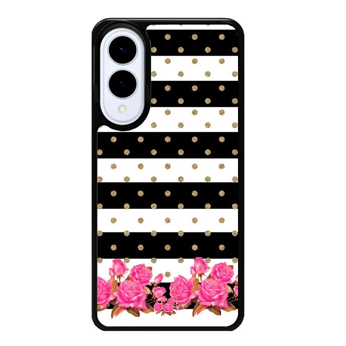 Flower Stripes Polka Samsung Galaxy S25 Edge 5G Case OV1790
