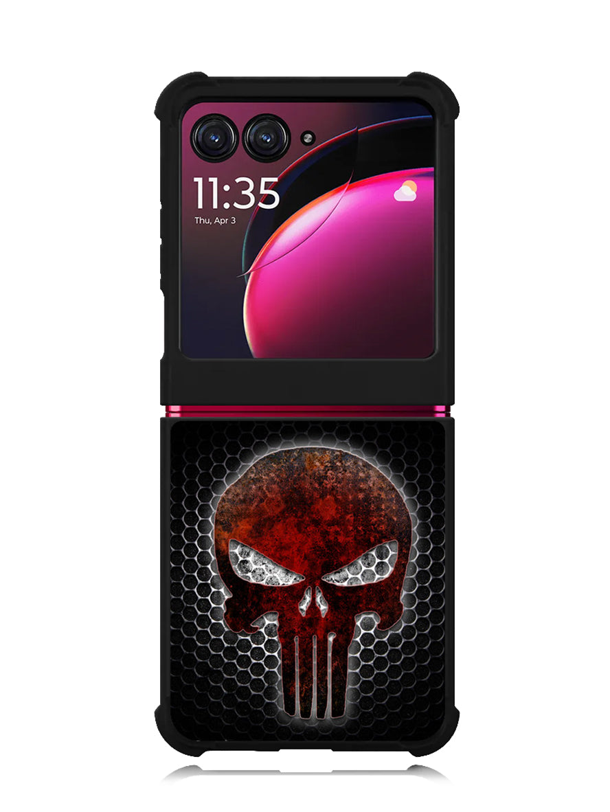 The Punisher Skull Logo Motorola Moto Razr Plus 2023 , Moto Razr+ 2023 Case