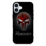 The Punisher Skull Logo iPhone 16 Plus Case