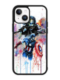 Captain America Watercolor iPhone 14 Case QC1797