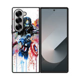 Captain America Watercolor Samsung Galaxy Z Fold 7 5G Case OV1797