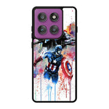 Captain America Watercolor Motorola Moto Edge 60 Pro Case OV1797